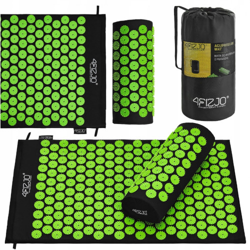 Купить Мат для иглоукалывания  4FIZJO Classic Mat Аппликатор Кузнецова Black/Green в Киеве - фото №1
